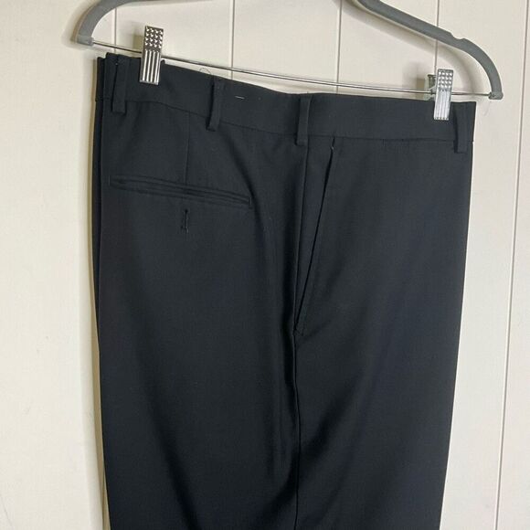 Stafford Performance Men's 42x32 Regular Fit Ankle Dress Pants Comfort Grey - Picture 2 of 14